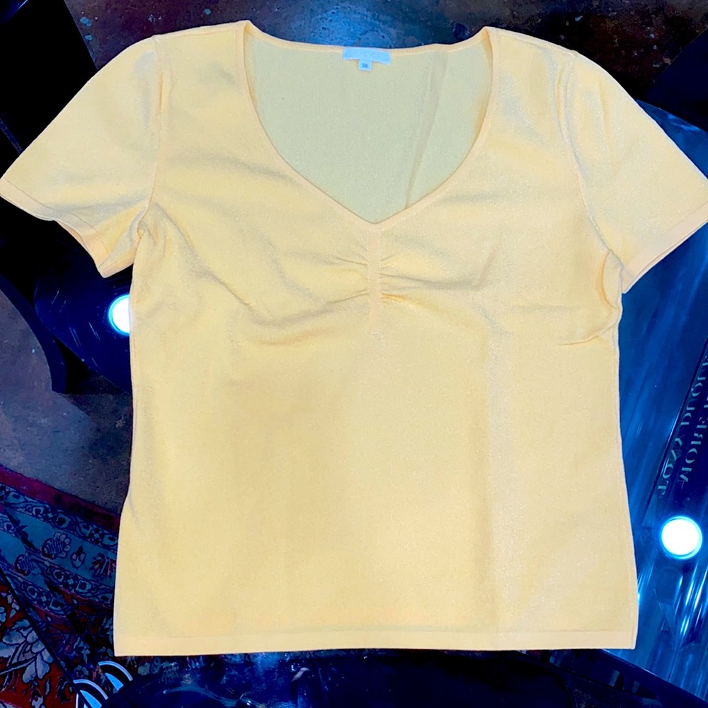 Escada Ruched Front Tee Shirt